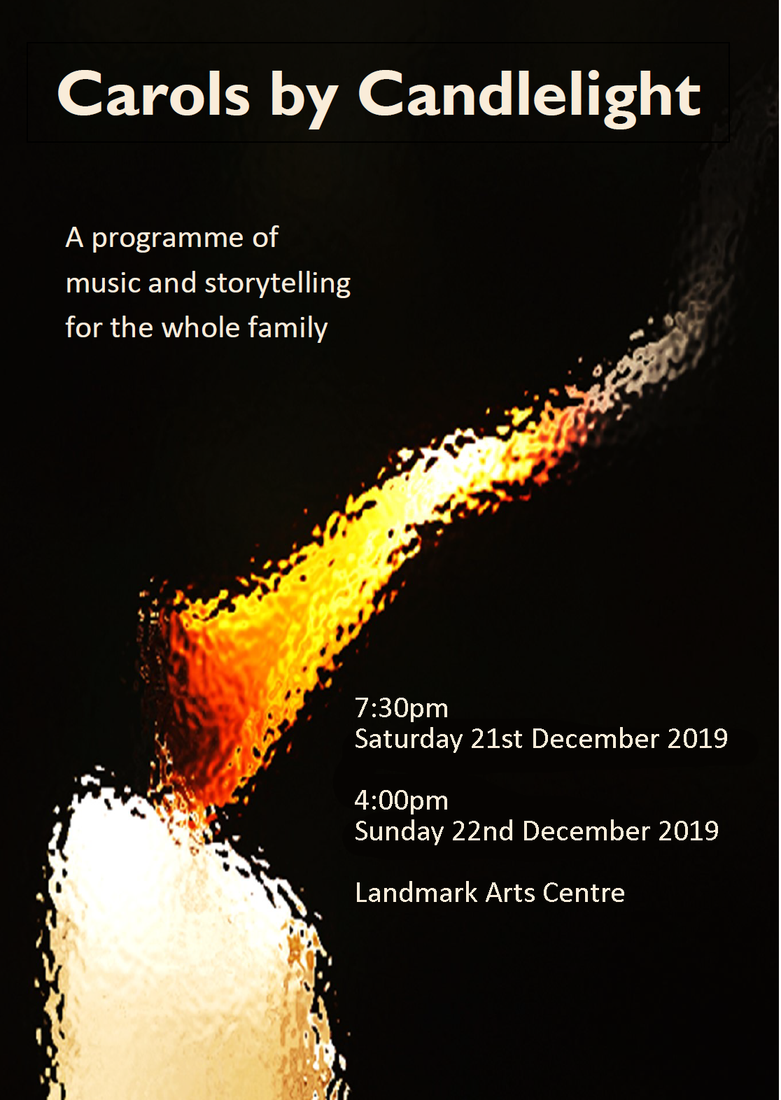 Carols By Candlelight 2019 Saturday Programme